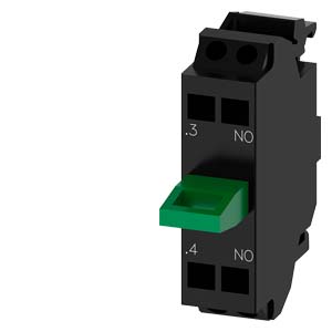 Érintkezőelem vezérlőkészülékhez 1z 6A/AC15/230V alulra rugószorításos SIRIUS ACT SIEMENS