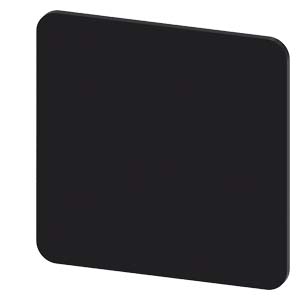Felirati tábla RSU1-hez üres üres fekete négyzetes 27mm x 27mm x SIRIUS ACT SIEMENS