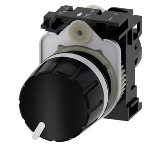 Vezérlési potenciométer műanyag d22 4,7kOhm 1W 22.3mm-átmérő csavaros SIRIUS ACT SIEMENS