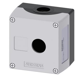 Vezérlőkészülék-tokozat d22 1-poz. beépítődoboz műanyag szürke IP67/IP69K SIRIUS ACT SIEMENS
