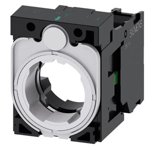 Érintkezőblokk vezérlőkészülékhez 3mod. műanyag 1z 6A/AC15/230V előlapra SIRIUS ACT SIEMENS