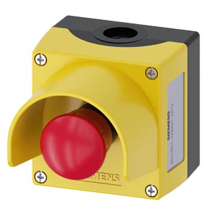 Tokozott vésznyomó fordítónyugtázás +védőgallér 1-poz. 5-500V50Hz 5-500VDC 1ny SIRIUS ACT SIEMENS