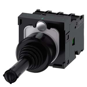 Joystick komplett műanyag d22 10A 4-irányú 4-záró 71.3mm-kar műanyag-gyűrű SIRIUS ACT SIEMENS
