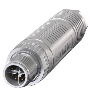 IE FC M12 Plug PRO 4x 2; M12 plug-in connector with Rugged metal enclosure and FC Connection method; with axial cable outlet (X-coded) 1 pack = 8 units for SCALANCE W and SCALANCE X. - Image 3