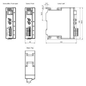 #1日6GK5991-2AB00-8AA0 / 6GK59912AB008AA0 SCALANCE Xアクセサリーメディアモジュール
