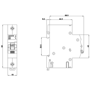 SINOVA Miniature Circuit Breaker 1 Pole