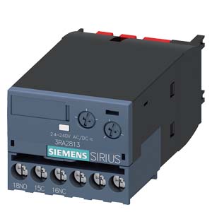 Időzítőmodul 3RT2 S00-S3-kontaktorhoz 0.05-100s SIRIUS SIEMENS