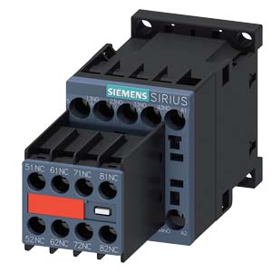 Segédkontaktor (s.kapcsoló) 3A/400V 4-z 4-ny 3RH SIEMENS