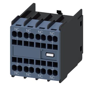 Segédérintkező blokk 3RH(T)2--höz 4ny 6A/AC15/230V előlapra rugószorításos SIRIUS SIEMENS