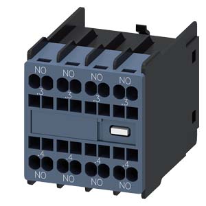 Segédérintkező blokk 3RH(T)2--höz 4z 6A/AC15/230V előlapra rugószorításos SIRIUS SIEMENS