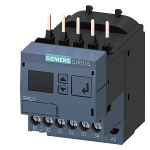 Áramfigyelő relé S0 kapcsolóhoz 1.6-16.0A csavaros-csatlakozás 3RR SIEMENS