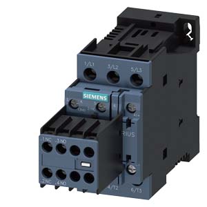 Kontaktor (mágnesk) 5.5kW/400VAC-3 3Z 220VDC 2z 2ny csavaros 40A/AC-1/400V SIRIUS SIEMENS