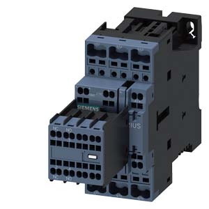 Kontaktor (mágnesk) 11kW/400VAC-3 3Z 24VDC 2z 2ny rugószorításos 40A/AC-1/400V SIRIUS SIEMENS
