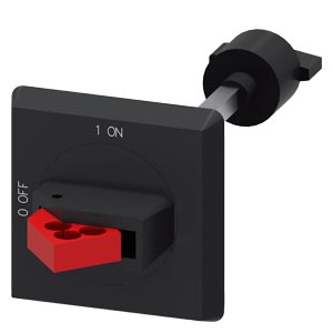 Ajtókuplung forgatókar S0...S3-megszakítóhoz 130mm tengellyel tengellyel zárható SIRIUS SIEMENS
