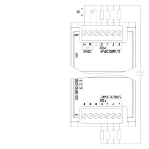 DIGITAL OUTPUT SM 1222, 8 DO, 24V DC Output