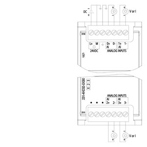 ANALOG INPUT SM 1231, 4 AI Input