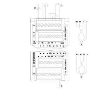 ANALOG INPUT SM 1231 RTD, 4 AI RTD MODULE
