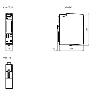 ET 200SP DQ 8x24VDC/0,5A BA