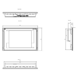 Pannello Touch Screen 15 Pollici Tachipano Per 6AV7861-2TA00-2AA0 Con Sovrapposizione