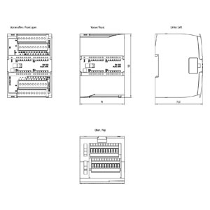 SM1223 16x24VDC Input / 16x24VDC Output sink