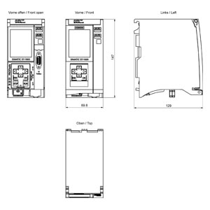 SIMATIC S7-1500F, CPU 1516F-3 PN/DP