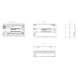 S7-200 智能,CPU SR60,CPU,AC/DC/RELAIS,36DI/24DO