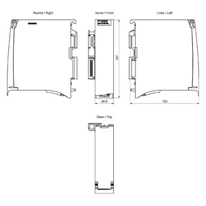 SIMATIC S7-1500 CM PTP RS 422/485 HF