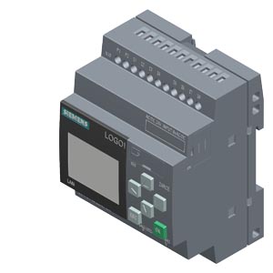 SIPLUS LOGO! 24RCE based on 6ED1052-1HB08-0BA2 with conformal coating -25...+60 °C startup -20 °C . logic module display power supply / I/O 24 V 24 V AC/DC/relay - Image 3