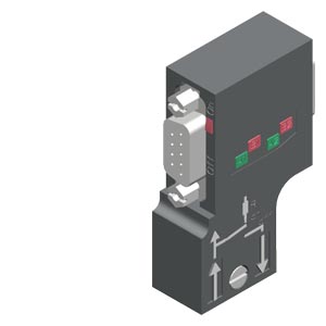 PROFIBUS connector 90° without PG socket, Fast Connect