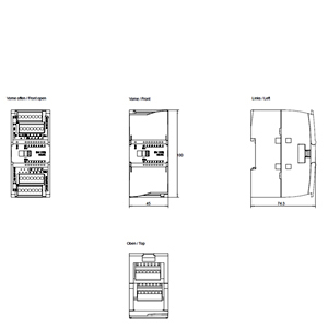 Digital I/O SM 1223 8DI / 8DQ, 8DI DC 24V, 8DQ, Transistor 0.5A