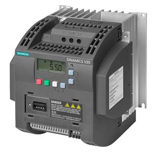 Frekvenciaváltó 3F 380-480V/be 3F 480V/max.ki 4kW IP20 SINAMICS V20 SIEMENS