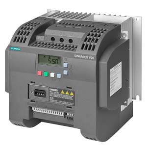Frekvenciaváltó 3F 380-480V/be 3F 480V/max.ki 5.5kW IP20 SINAMICS V20 SIEMENS