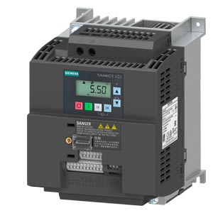 Frekvenciaváltó 1F 200-240V/be 3F 240V/max.ki 2.2kW IP20 SINAMICS V20 SIEMENS