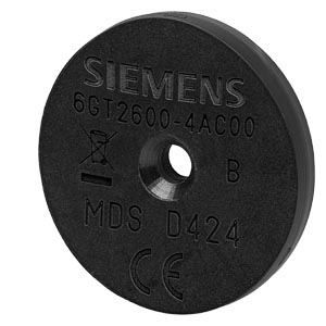 RFID (traszponder) válaszjeladó korong FRAM-memória 27mm-átmérő SIMATIC RF MDSD460 SIEMENS