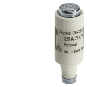 Olvadóbiztosító betét DIAZED DIII 25A gL/gG 750V SENTRON SIEMENS