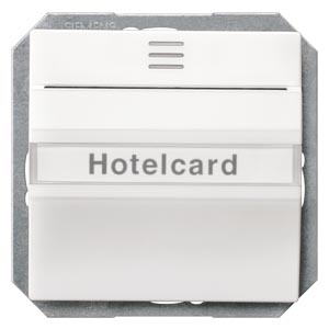 Delta I-System hotelkártya kapcsoló titánfehér hotelkártyás kapcs/nyg.-hoz fehér IP20 5TG SIEMENS
