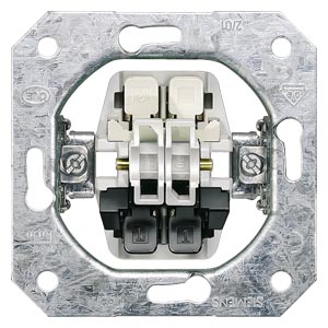 Delta redőnymozgató mech+elektr.zárral 2P betét 102 2P kapcsoló billentyűs 5TA SIEMENS