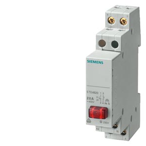 Nyomógomb sorolható 1ny 1z 20A 230V/ AC piros 1M SIEMENS