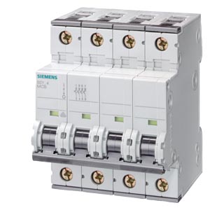 Kismegszakító 4P 50A C-jelleg 400V AC/DC 15kA/60898 20kA/60947 SENTRON SIEMENS