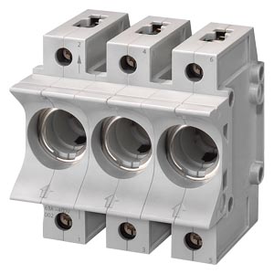 Biztosítóaljzat NEOZED 3P D02 63A 400V  burkolattal kalapsínre SENTRON SIEMENS