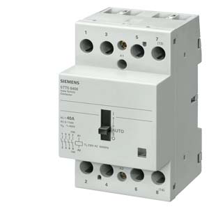 Installációs kontaktor sorolható 40A INSTA CONTACTOR 0/1 AUTOMATIC WITH 4 MAKE CONTACTS SIEMENS