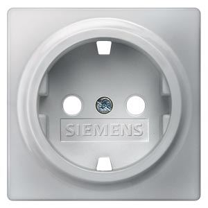 Delta I-System dugaljfedél 2P+F dugalj alumínium üres-jel IP20 műanyag fényes 5UH SIEMENS