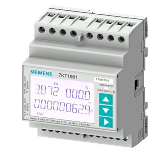 Sorolható multifukciós műszer 3F LCD Modbus-RTU  SENTRON PAC1600 SIEMENS