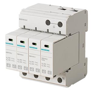 Kombi túlfeszültség-levezető T1+2 B+C 335V 50kA TN-S/TT 4P  SENTRON SIEMENS