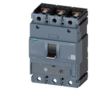 Kompakt megszakító berendezés/kábelvédő 3P fix 200A 140-200A-hő 36kA 690V SENTRON SIEMENS