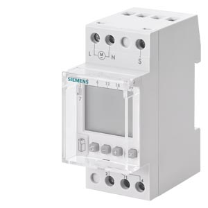 Kapcsolóóra digitális heti órás napi heti éves asztro 1csatorna váltó 16A 2M SENTRON SIEMENS