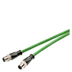 Adatátviteli patch kábel ipari Ethernet FC TP 2xM12 0,3m Cat5e 4x sodrott négyes SIMATIC SIEMENS