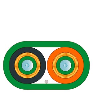 Optikai kábel FO Standard GP (50/125) PVC-köpeny üreges ér 1-rost/ér SIMATIC SIEMENS