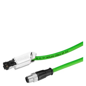 Adatátviteli kábel ipari Ethernet FC TP M12/RJ45 10m Cat5e 4x sodrott négyes SIMATIC SIEMENS