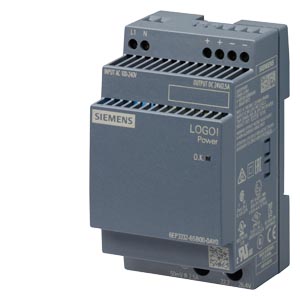 Kapcsolóüzemű DC tápegység stabilizált 240VAC-be 24VDC-ki 2.5A-ki 60W LOGO!Power SIEMENS